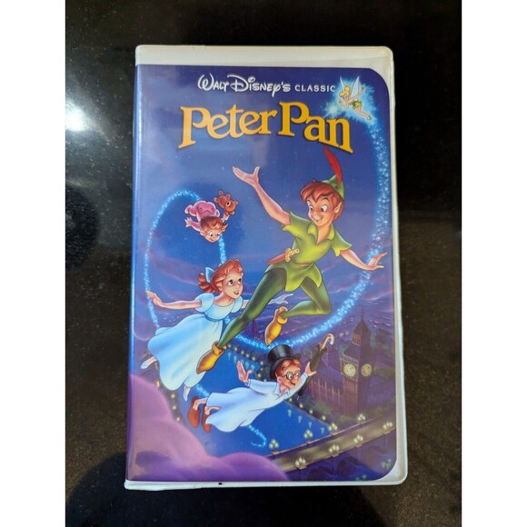WALT DISNEY PETER PAN BLACK DIAMOND 1990  VHS CLAMSHELL - Picture 1 of 12